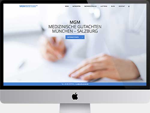 Webdesign München – Marken & Web Agentur München betreut Ärzte, Medizinische Gutachter und Kliniken mit ganzheitlichen Werbeleistungen. Webdesign ist eine unserer drei Säulen für Ihre Präsentation.