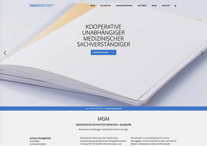 Webdesign München – Marken & Web Agentur München betreut Ärzte, Medizinische Gutachter und Kliniken mit ganzheitlichen Werbeleistungen. Webdesign ist eine unserer drei Säulen für Ihre Präsentation.